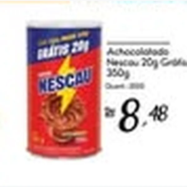 Achocolatado Nescau