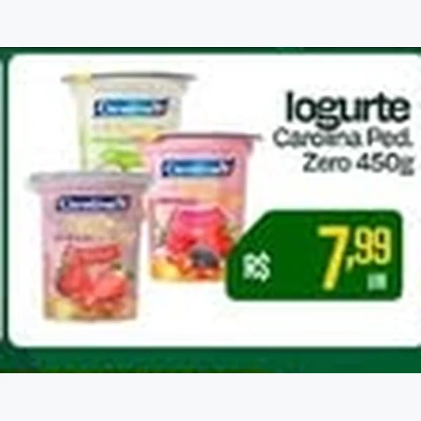 Recorte do encarte de Iogurte Zero Carolina 450 g