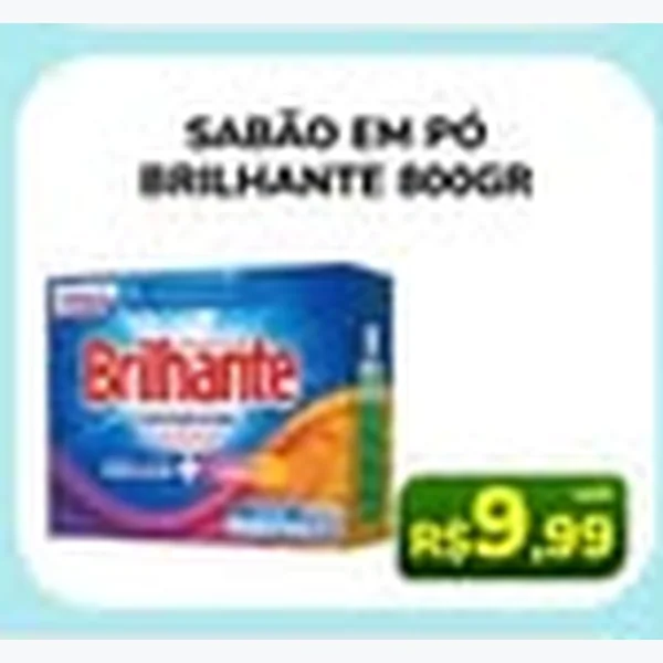 Sabão em Pó Brilhante 800 g