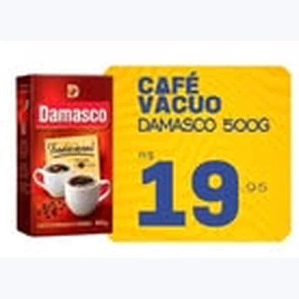 Recorte do encarte de Café a Vácuo Damasco 500 g