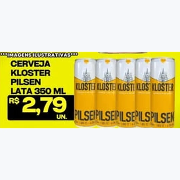 Cerveja Pilsen Kloster 350 ml