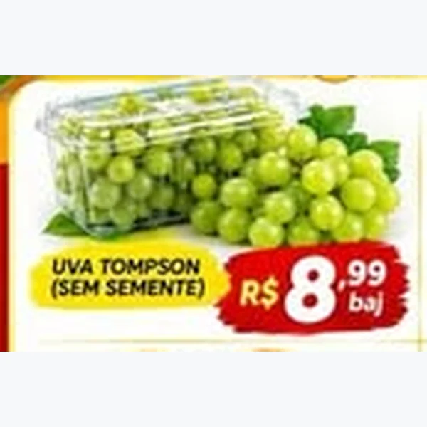 Uva Tompson sem Semente