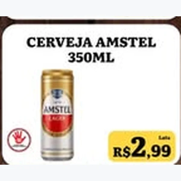 Recorte do encarte de Cerveja 350 ml