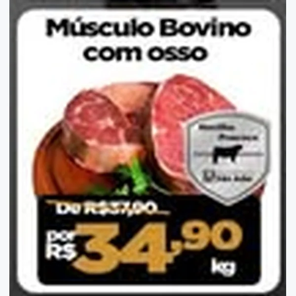 Músculo Bovino com Osso