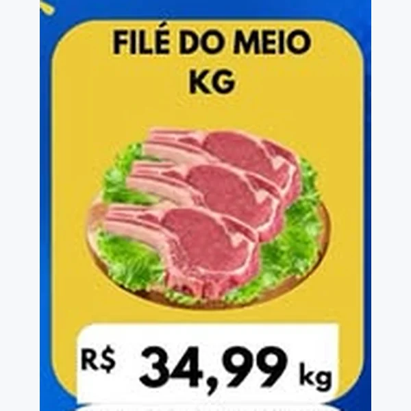 Recorte do encarte de Filé do Meio