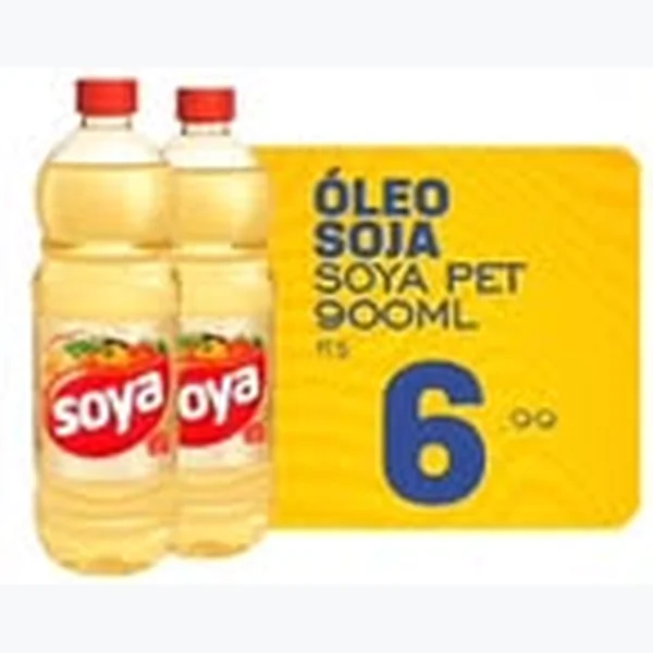 Recorte do encarte de Óleo de Soja Soya 900 ml
