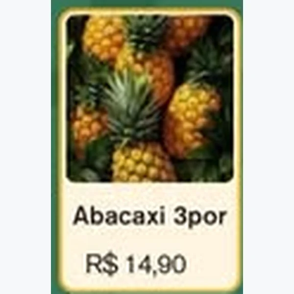 Recorte do encarte de Abacaxi