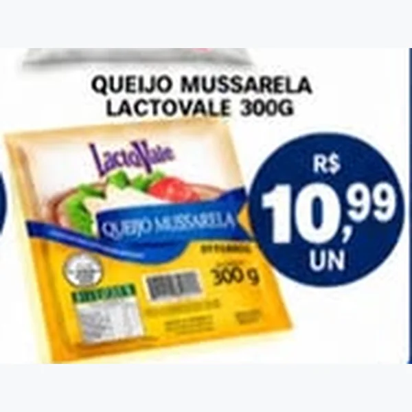 Queijo Mussarela Lactovale 300 g