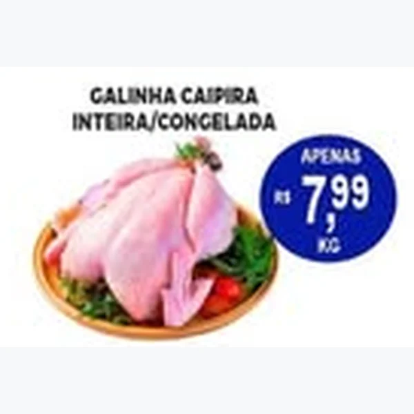 Galinha Caipira Inteira Congelada