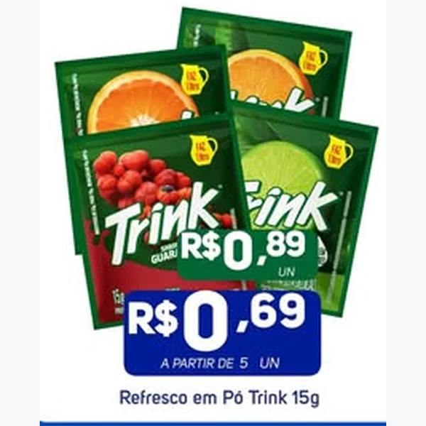 Refresco em Pó Trink 15 g