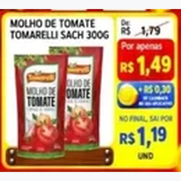Molho de Tomate Tomarelli