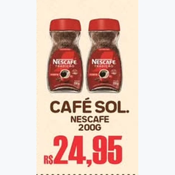 Recorte do encarte de Café Solúvel Tradicional Nescafé 200 g
