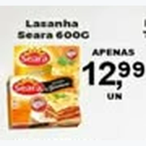 Lasanha Seara 600 g