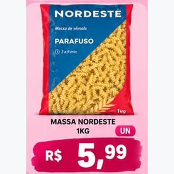 Recorte do encarte de Massa Parafuso Nordeste