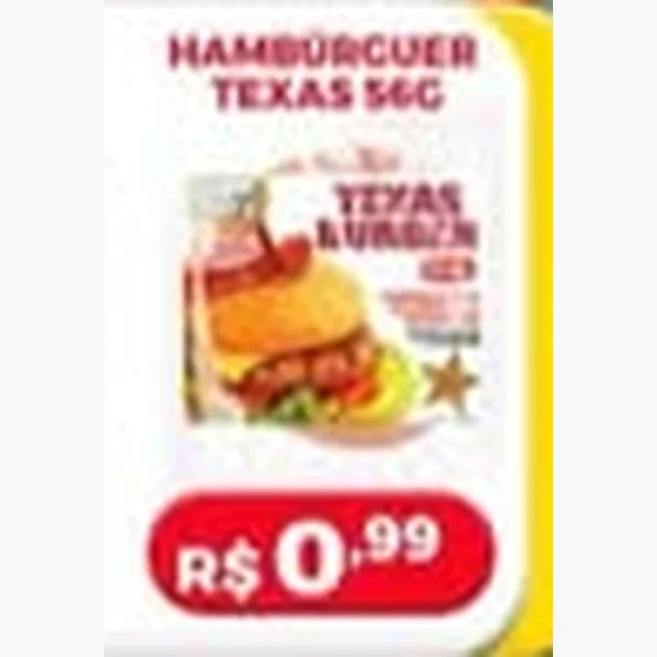 Hambúrguer Texas 56 g