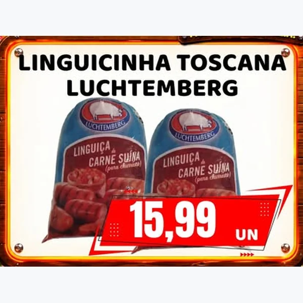 Recorte do encarte de Linguicinha Toscana Luchtemberg