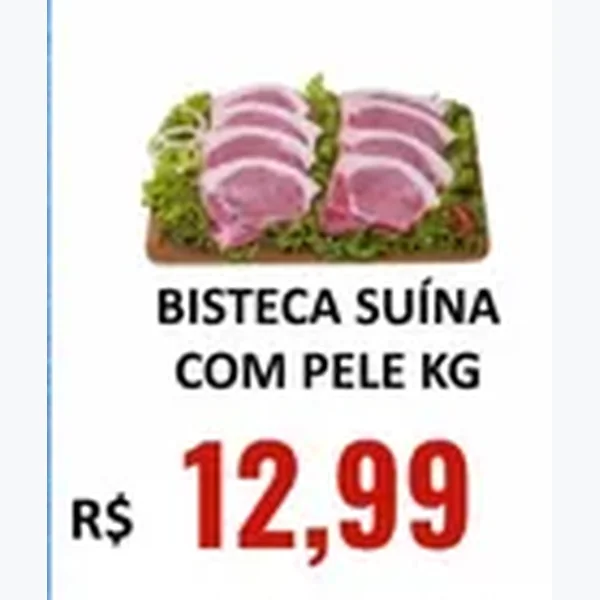 Bisteca Suína com Pele