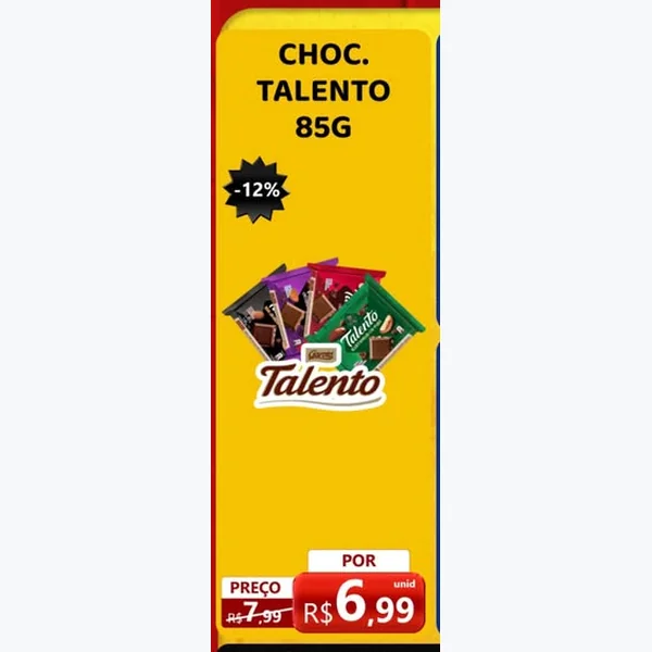 Chocolate Talento 85 g