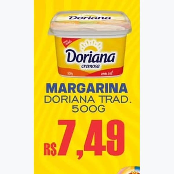 Margarina Cremosa com Sal Doriana 500 g