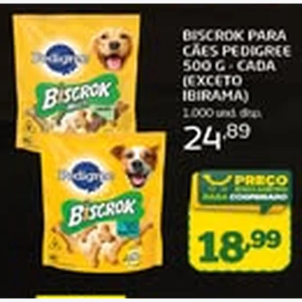 Biscoito Pedigree Biscrok