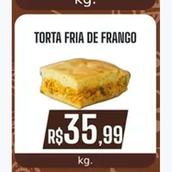 Recorte do encarte de Torta Fria de Frango