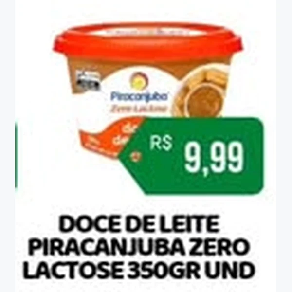 Doce de Leite Zero Lactose Piracanjuba 350 g