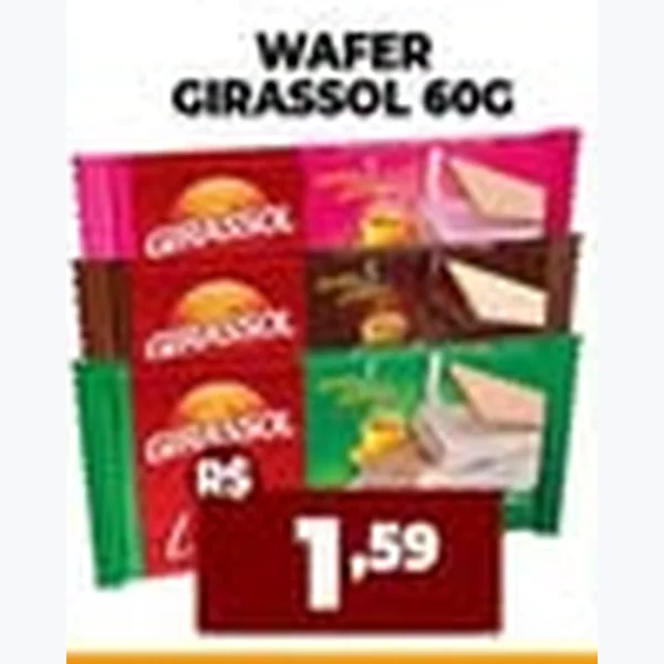 Wafer Girassol 60 g