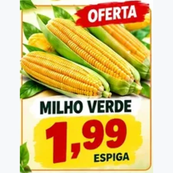 Recorte do encarte de Milho Verde
