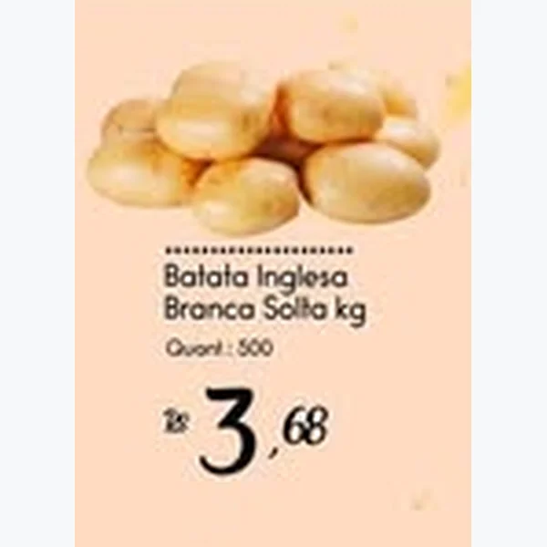 Batata Inglesa Branca Solta