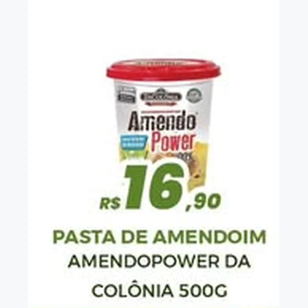 Pasta de Amendoim Amendopower Da Colônia 500 g