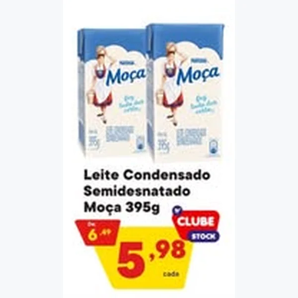 Leite Condensado Semidesnatado Moça