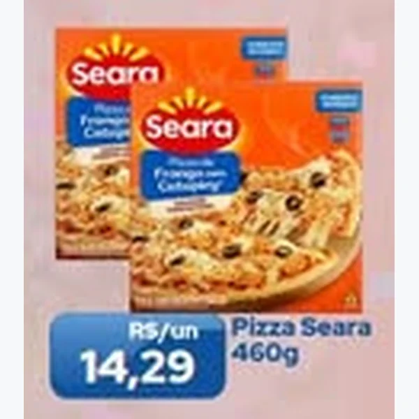Recorte do encarte de Pizza Seara 460 g