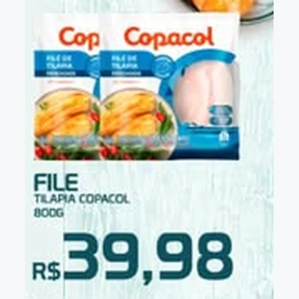 Filé Tilápia Copacol 800 g
