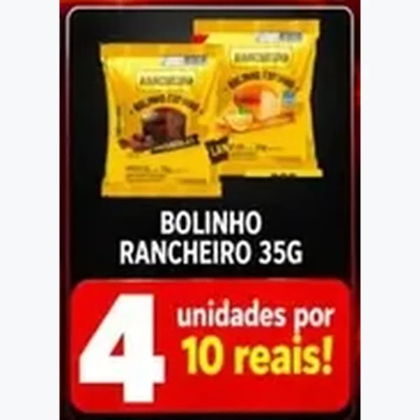 Recorte do encarte de Bolinho Rancheiro 35 g