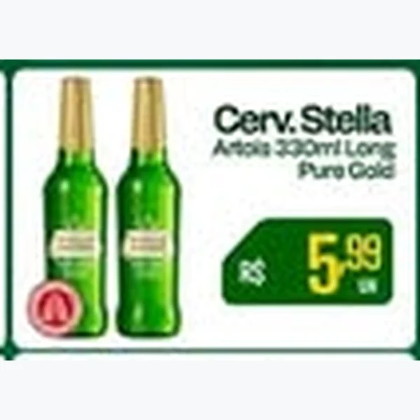 Cerveja Long Neck Pure Gold Stella Artois 330 ml