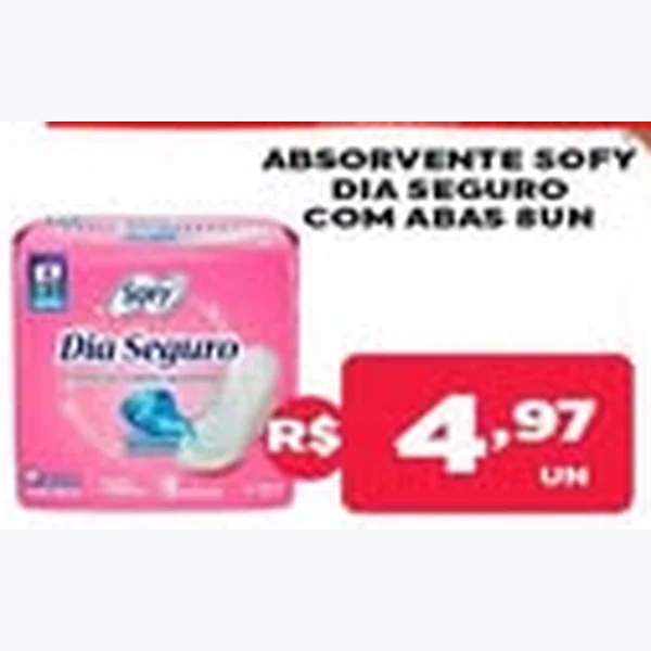 Absorvente com Abas Sofy 8 un