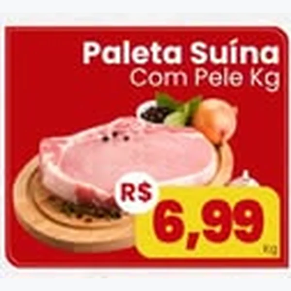 Paleta Suína com Pele