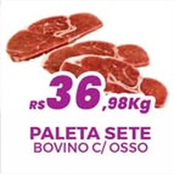 Recorte do encarte de Paleta Sete Bovino com Osso