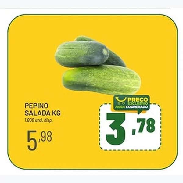 Recorte do encarte de Pepino Salada