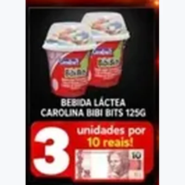 Bebida Láctea Bibi Bits Carolina 125 g