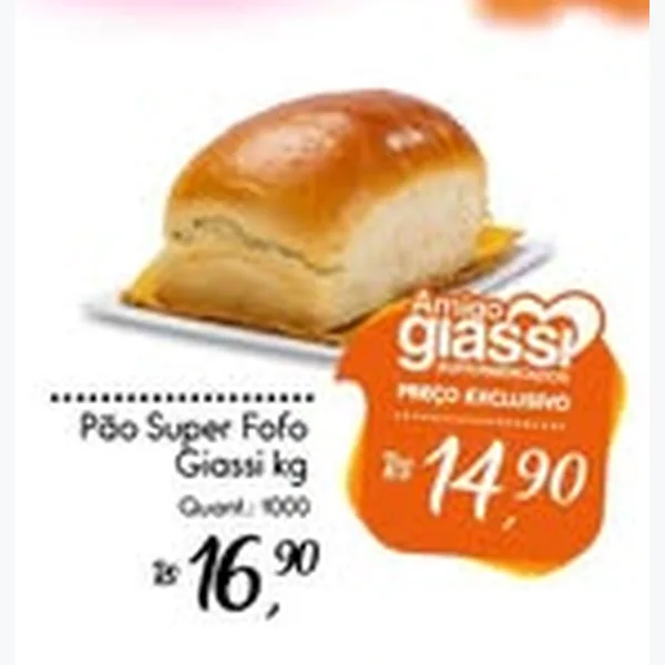 Pão Super Fofo Giassi