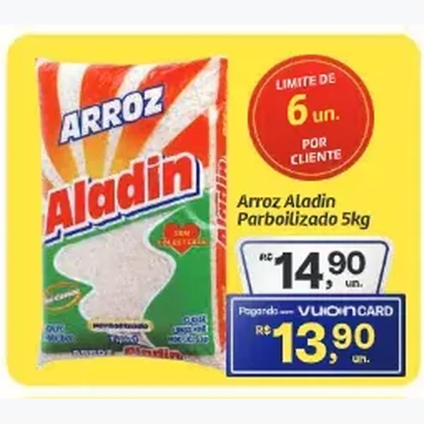 Arroz Parbolizado Aladin 5 kg