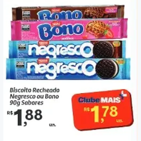 Biscoito Recheado Negresco 90 g