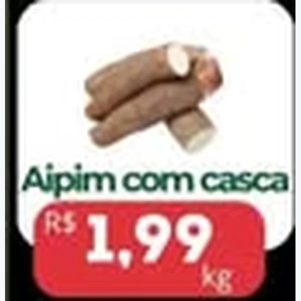 Aipim com Casca