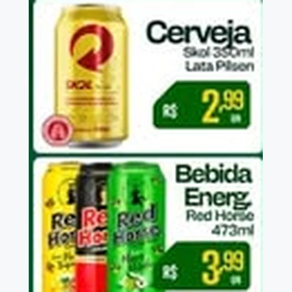 Recorte do encarte de Cerveja Lata Pilsen Skol 350 ml