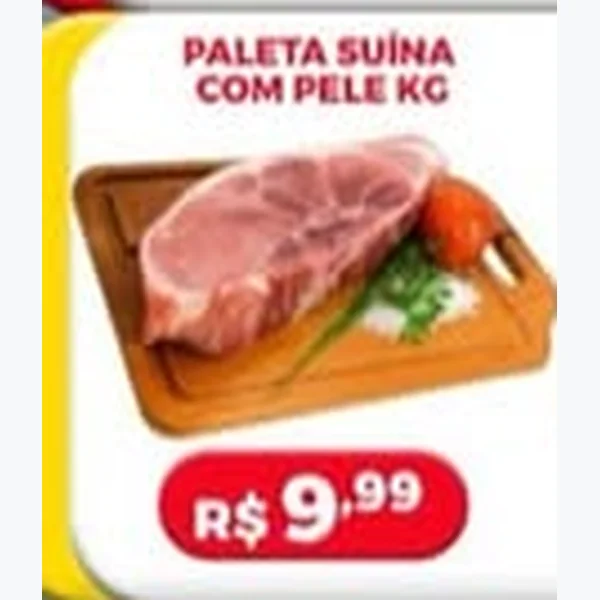Paleta Suína com Pele
