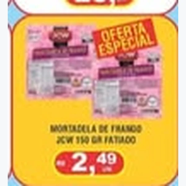 Mortadela de Frango Fatiada JCW