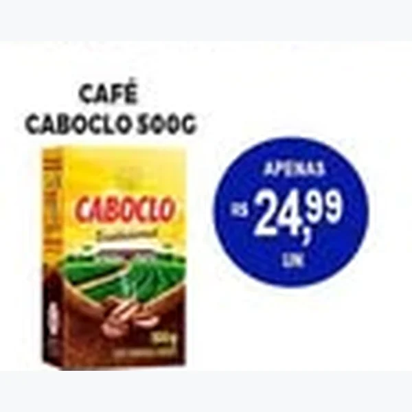 Recorte do encarte de Café Caboclo 500 g