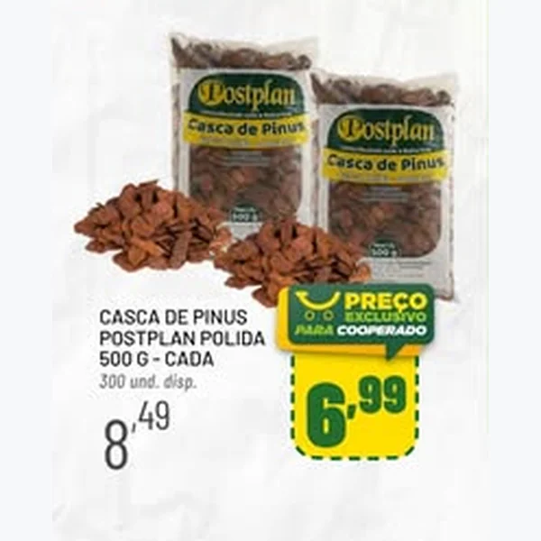 Casca de Pinus Polida Postplan 500 g