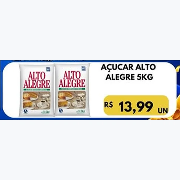 Açúcar Alto Alegre 5 kg